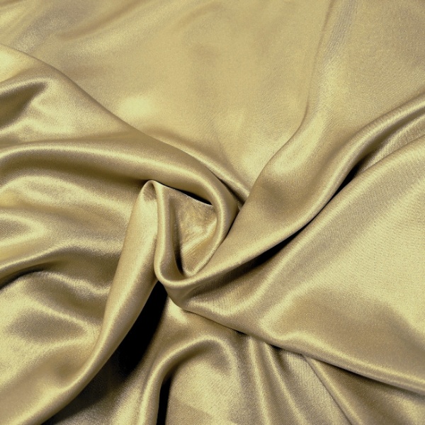 Crepe Backed Satin Antique Gold